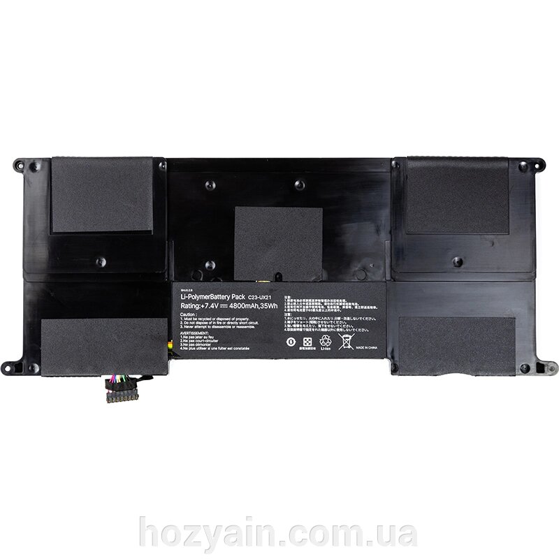 Акумулятор для ноутбуків Asus Zenbook UX21 (C23-UX21) 7.4V 4800mAh (original) NB430819 від компанії hozyain. com. ua - фото 1