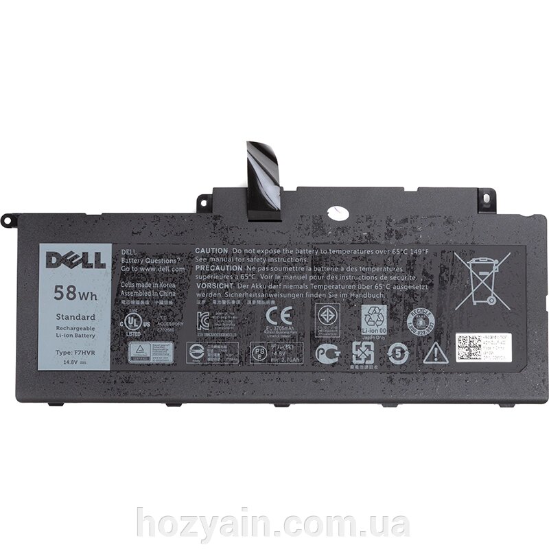 Акумулятор для ноутбуків Dell Inspiron 17 7737 (F7HVR) 14.8V 58Wh (original) NB440764 від компанії hozyain. com. ua - фото 1