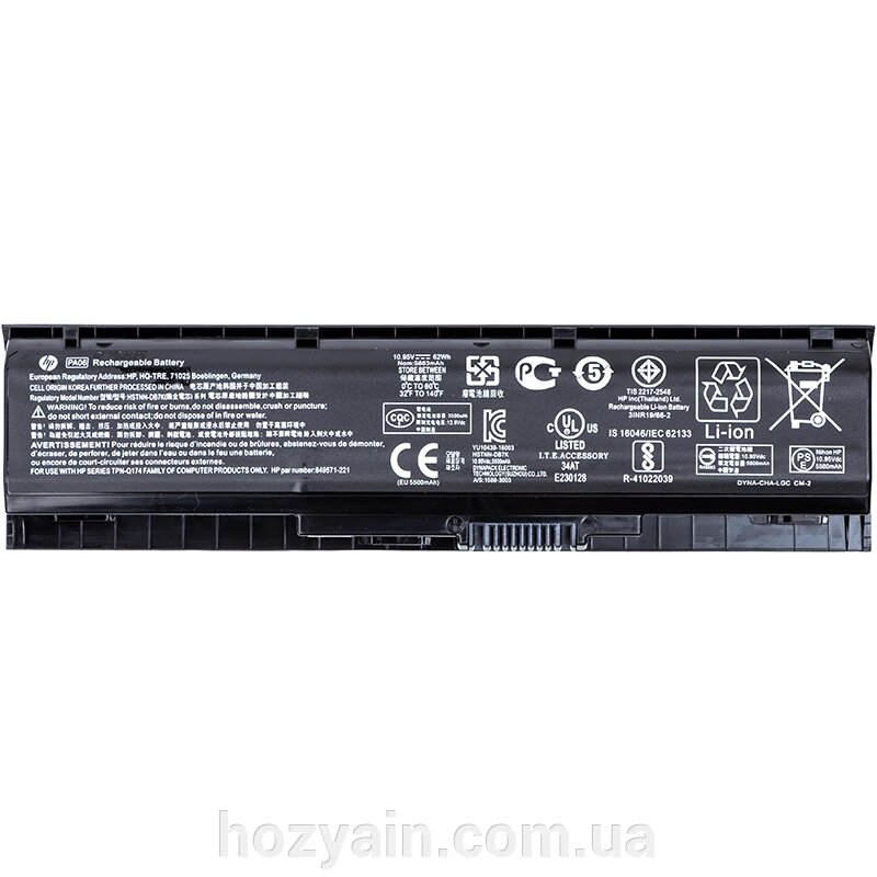 Акумулятор для ноутбуків HP Omen 17-W000NV (PA06) 10.95V 5663mAh (original) NB461530 від компанії hozyain. com. ua - фото 1