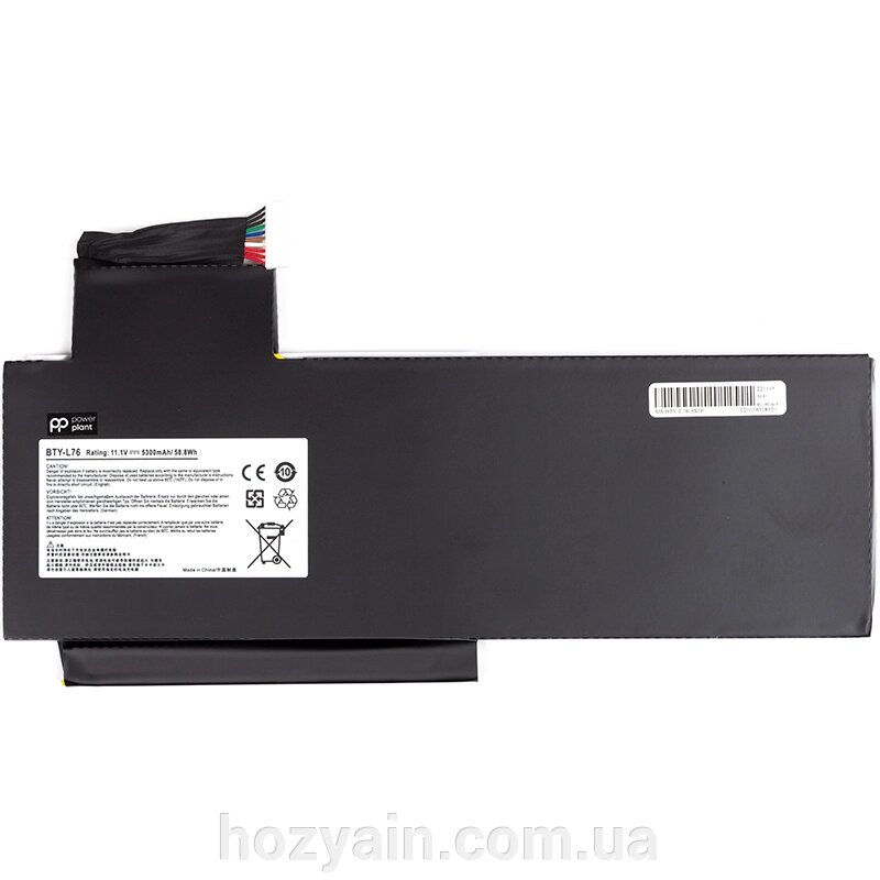 Акумулятор для ноутбуків MSI GS70 2PE-026CN (BTY-L76) 11.1V 5700mAh (original) NB470112 від компанії hozyain. com. ua - фото 1