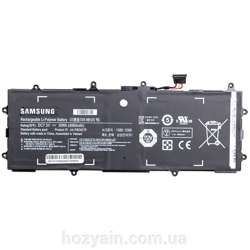 Акумулятор для ноутбуків SAMSUNG Chromebook 303C (AA-PBZN2TP) 7.5V 4080mAh (original) NB490097 від компанії hozyain. com. ua - фото 1