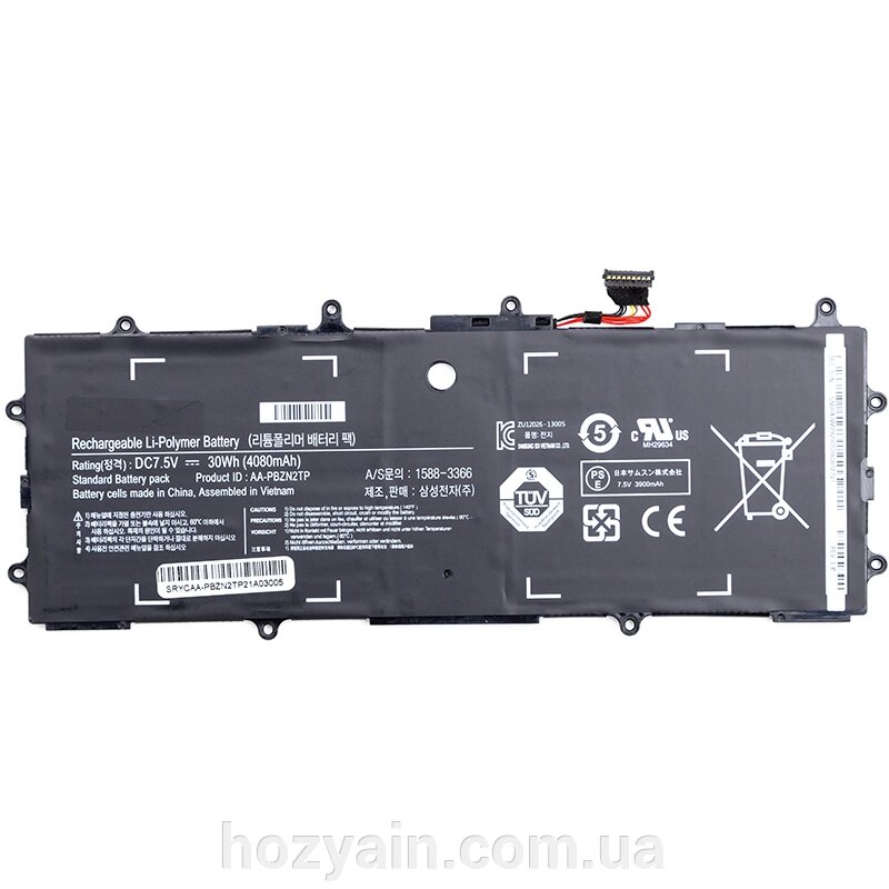 Акумулятор для ноутбуків SAMSUNG Chromebook Series 3 (NP905S3G) 7.5V 4080mAh (original) NB490103 від компанії hozyain. com. ua - фото 1