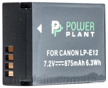 Акумулятор PowerPlant Canon LP-E12 875mAh DV00DV1311 від компанії hozyain. com. ua - фото 1