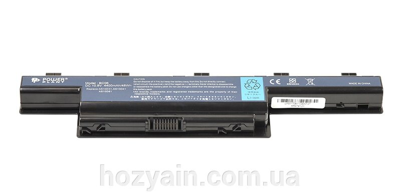 Акумулятор PowerPlant для ноутбуків ACER Aspire 4551 (AR4741LH, GY5300LH) 10.8V 4400mAh NB410132 від компанії hozyain. com. ua - фото 1