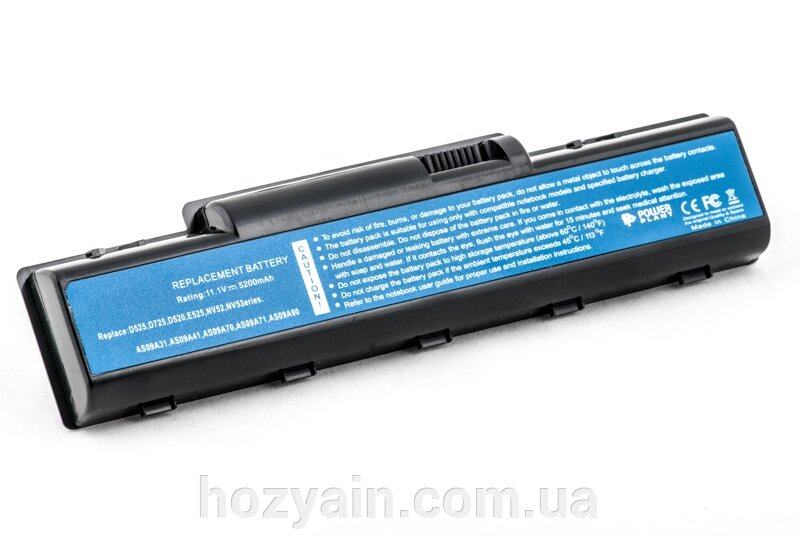 Акумулятор PowerPlant для ноутбуків ACER Aspire 4732 (AS09A31, ARD725LH) 11.1V 5200mAh NB00000101 від компанії hozyain. com. ua - фото 1