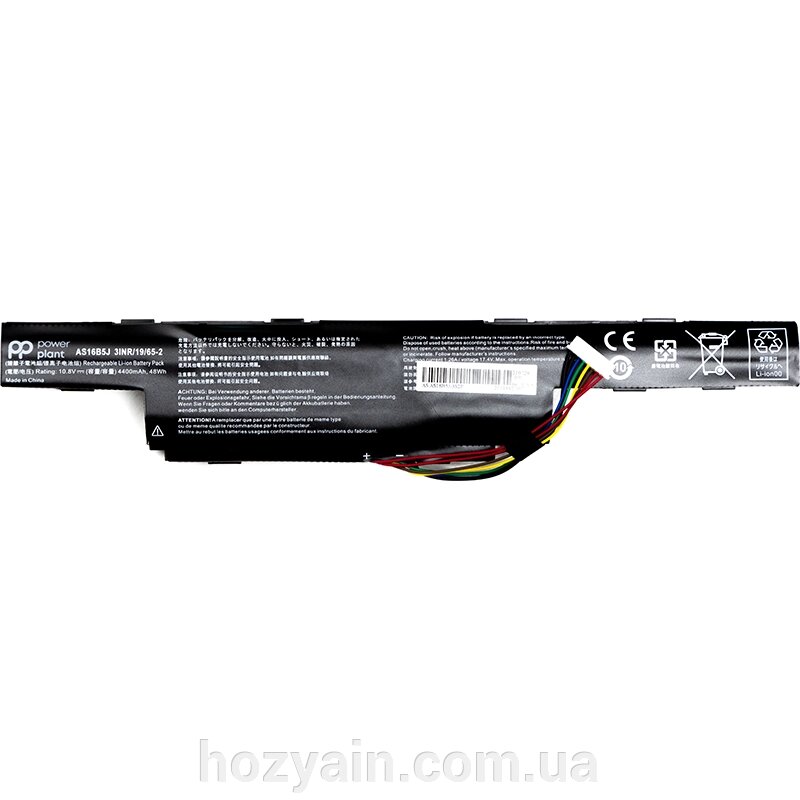 Акумулятор PowerPlant для ноутбуків ACER Aspire F15 F5-573G (AS16B5J) 10.8V 4400mAh NB410569 від компанії hozyain. com. ua - фото 1