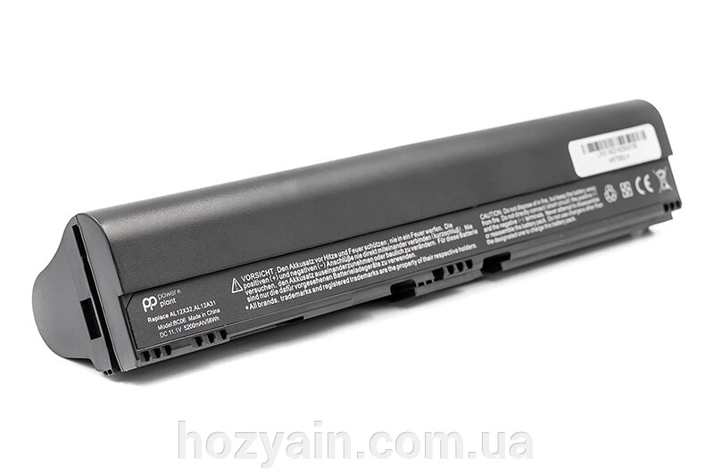 Акумулятор PowerPlant для ноутбуків ACER Aspire One 756 (AL12X32, AR7560LH) 11.1V 5200mAh NB410071 від компанії hozyain. com. ua - фото 1