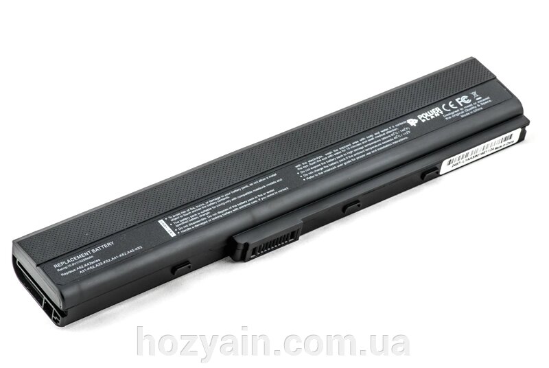 Акумулятор PowerPlant для ноутбуків ASUS A32-K52 (A32-K52, ASA420LH) 10.8V 5200mAh NB00000043 від компанії hozyain. com. ua - фото 1