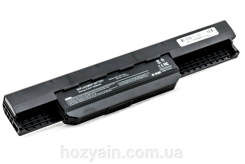 Акумулятор PowerPlant для ноутбуків ASUS A43, A53 (A32-K53) 10.8V 5200mAh NB00000013 від компанії hozyain. com. ua - фото 1