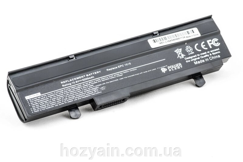 Акумулятор PowerPlant для ноутбуків ASUS Eee PC105 (A32-1015, AS1015LH) 10.8V 5200mAh NB00000103 від компанії hozyain. com. ua - фото 1