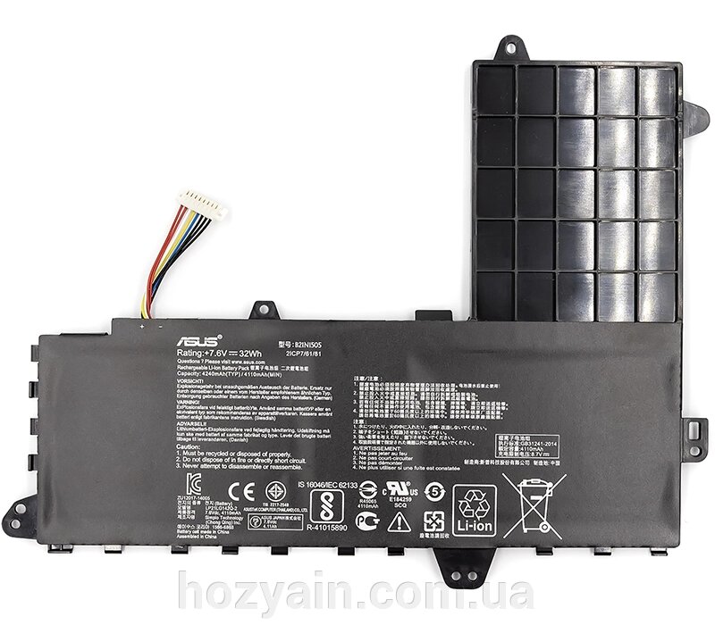 Акумулятор PowerPlant для ноутбуків ASUS EeeBook E402M (B21N1505) 7.6V 32Wh (original) NB431021 від компанії hozyain. com. ua - фото 1