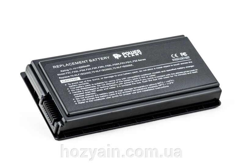 Акумулятор PowerPlant для ноутбуків ASUS F5 (A32-F5, AS5010LH) 11.1V 5200mAh NB00000015 від компанії hozyain. com. ua - фото 1