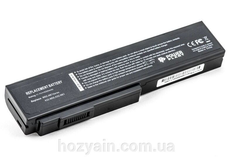 Акумулятор PowerPlant для ноутбуків ASUS M50 (A32-M50, AS M50 3S2P) 11.1V 5200mAh NB00000104 від компанії hozyain. com. ua - фото 1