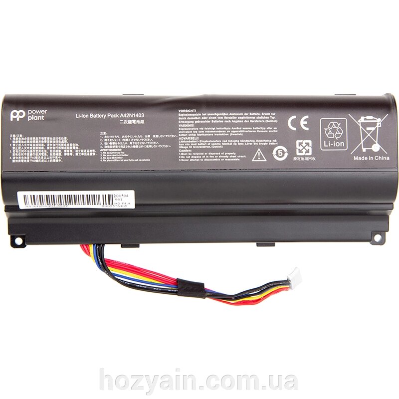 Акумулятор PowerPlant для ноутбуків ASUS ROG G751 (A42N1403) 15V 88Wh NB430970 від компанії hozyain. com. ua - фото 1