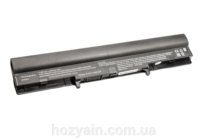 Акумулятор PowerPlant для ноутбуків ASUS U36 (A42-U36, AS-U36-8) 14.4V 4400mAh NB00000160 від компанії hozyain. com. ua - фото 1