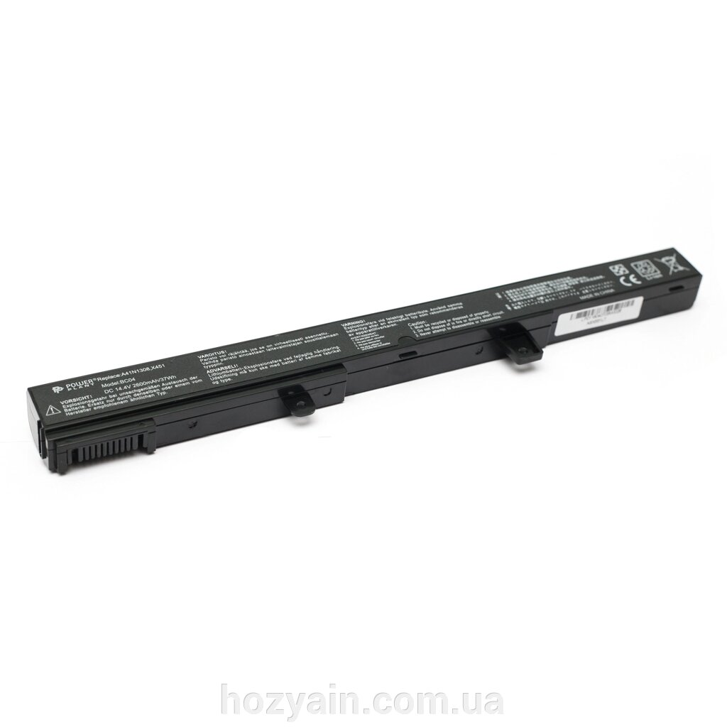 Акумулятор PowerPlant для ноутбуків ASUS X451(A41N1308, ASX551L7) 14.4V 2600mAh NB00000299 від компанії hozyain. com. ua - фото 1