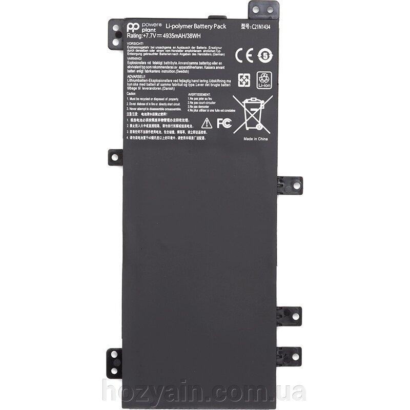 Акумулятор PowerPlant для ноутбуків ASUS Z450UA (C21N1434) 7.7V 4935mAh NB431649 від компанії hozyain. com. ua - фото 1