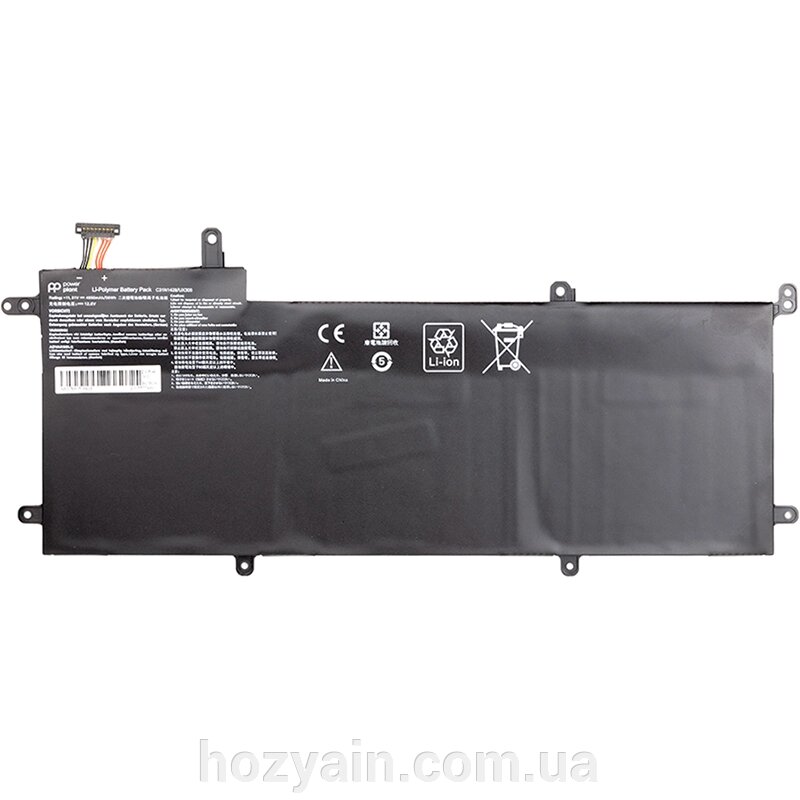 Акумулятор PowerPlant для ноутбуків ASUS ZenBook UX305LA (C31N1428) 11.31V 4950mAh NB430918 від компанії hozyain. com. ua - фото 1