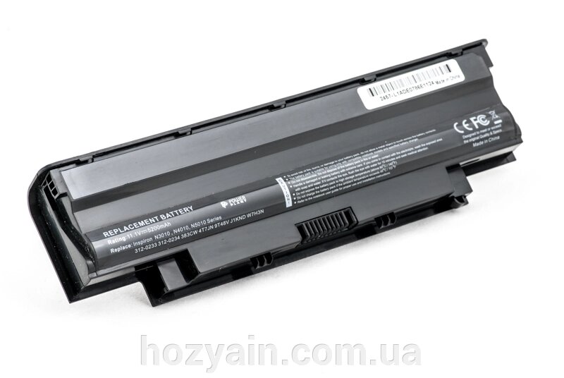 Акумулятор PowerPlant для ноутбуків DELL Inspiron 13R (04YRJH, DE N4010 3S2P) 11.1V 5200mAh NB00000037 від компанії hozyain. com. ua - фото 1