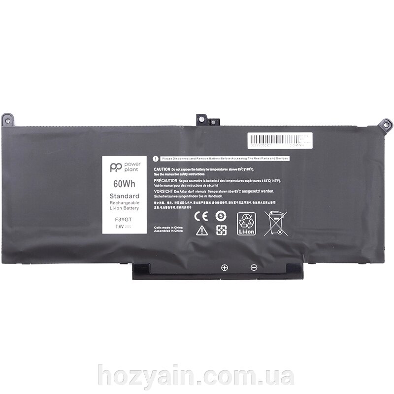 Акумулятор PowerPlant для ноутбуків DELL Latitude 7280 (DM3WC) 7.6V 60Wh NB441167 від компанії hozyain. com. ua - фото 1