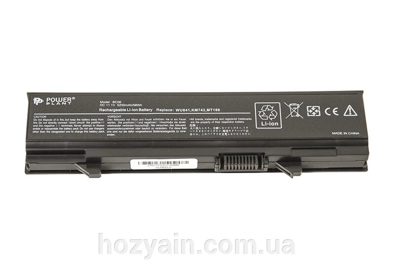 Акумулятор PowerPlant для ноутбуків DELL Latitude E5400 (KM668, DL5400LH) 11.1V 5200mAh NB440153 від компанії hozyain. com. ua - фото 1