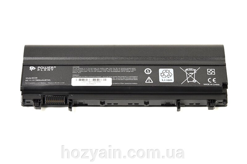 Акумулятор PowerPlant для ноутбуків DELL Latitude E5440 (DL5540LP, N5YH9) 11.1V 7800mAh NB440603 від компанії hozyain. com. ua - фото 1