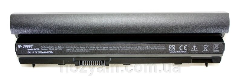 Акумулятор PowerPlant для ноутбуків DELL Latitude E6220 (09K6P) 11.1V 7800mAh NB00000266 від компанії hozyain. com. ua - фото 1