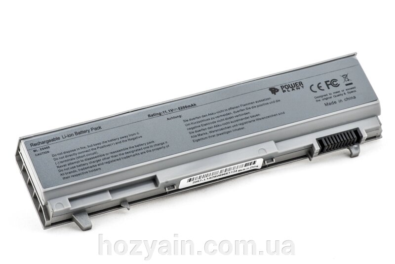 Акумулятор PowerPlant для ноутбуків DELL Latitude E6400 (PT434, DE E6400 3SP2) 11.1V 5200mAh NB00000111 від компанії hozyain. com. ua - фото 1