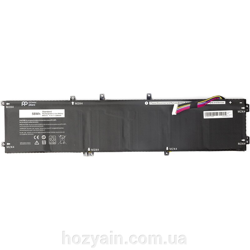 Акумулятор PowerPlant для ноутбуків DELL Precision 15-5510 (6GTPY) 11.1V 58Wh NB441433 від компанії hozyain. com. ua - фото 1