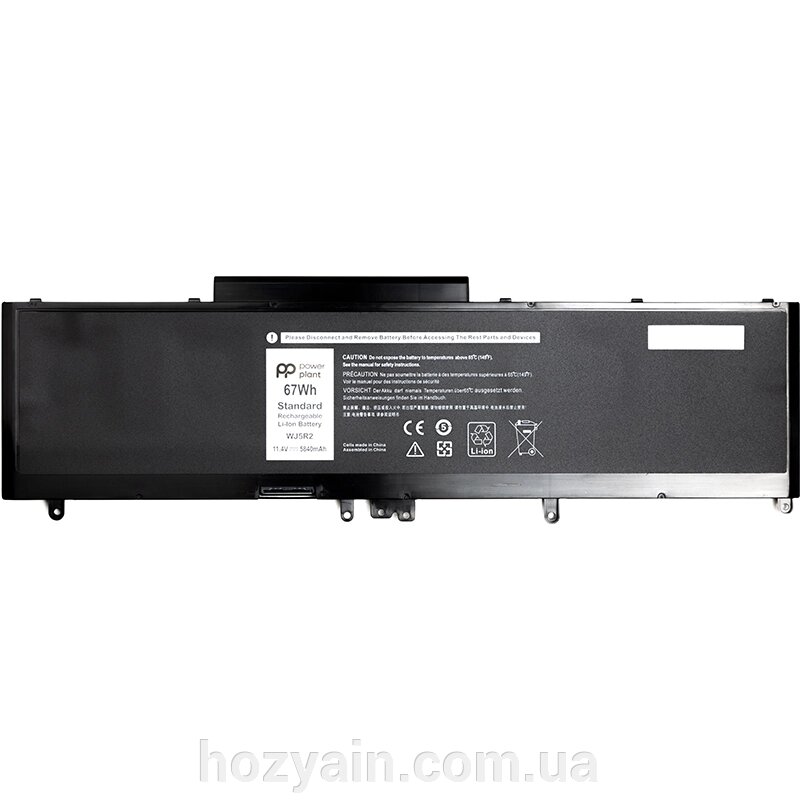 Акумулятор PowerPlant для ноутбуків DELL Precision 3510 (WJ5R2) 11.4V 5840mAh NB441501 від компанії hozyain. com. ua - фото 1