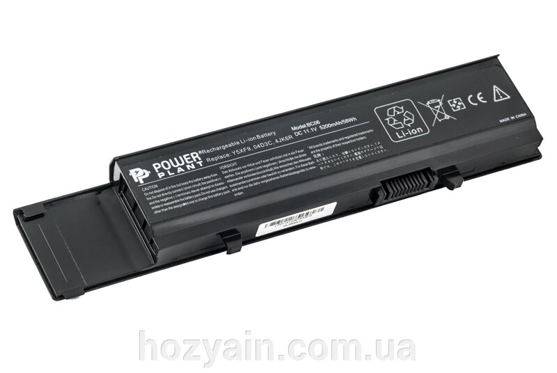 Акумулятор PowerPlant для ноутбуків DELL Vostro 3400 (7FJ92, DL3400LH) 11.1V 5200mAh NB00000114 від компанії hozyain. com. ua - фото 1