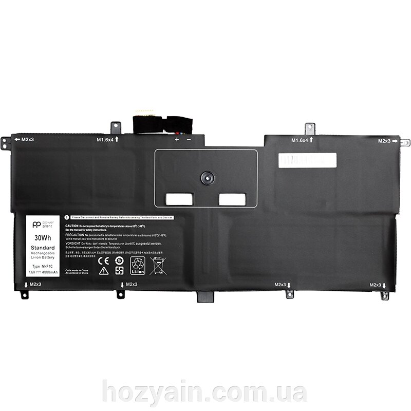 Акумулятор PowerPlant для ноутбуків DELL XPS 13 9365 (NNF1C) 7.6V 4000mAh NB441174 від компанії hozyain. com. ua - фото 1