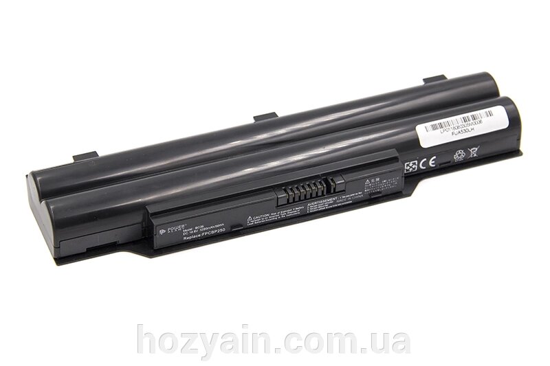 Акумулятор PowerPlant для ноутбуків FUJITSU LifeBook A530 (FPCBP250, FUA530LH) 10.8V 5200mAh NB450060 від компанії hozyain. com. ua - фото 1