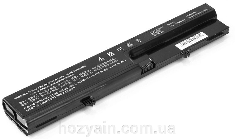 Акумулятор PowerPlant для ноутбуків HP Business Notebook 6520 (HSTNN-DB51) 10.8V 5200mAh NB00000129 від компанії hozyain. com. ua - фото 1