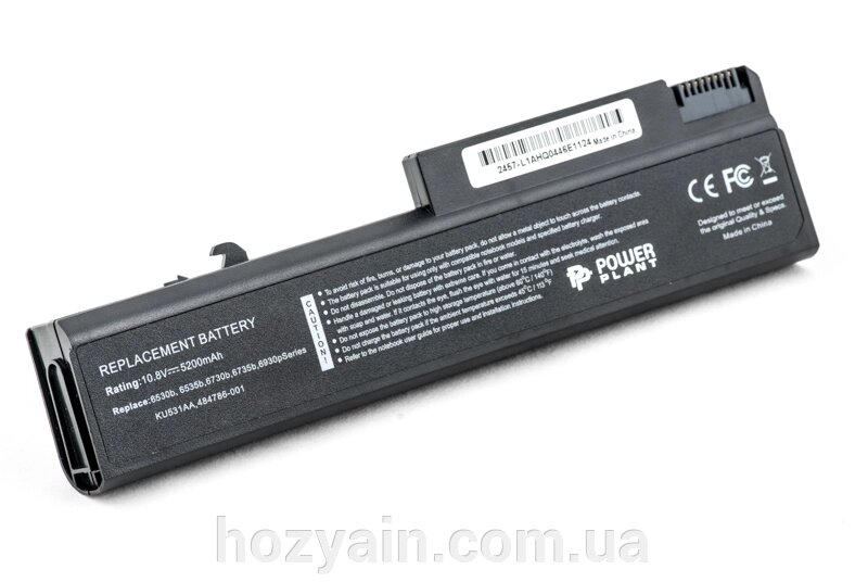 Акумулятор PowerPlant для ноутбуків HP EliteBook 6930p (HSTNN-UB68, H6735LH) 10.8V 5200mAh NB00000054 від компанії hozyain. com. ua - фото 1