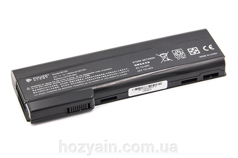 Акумулятор PowerPlant для ноутбуків HP EliteBook 8460w Series (628369-421, HP8460LP) 11.1V 7800mAh NB460939 від компанії hozyain. com. ua - фото 1