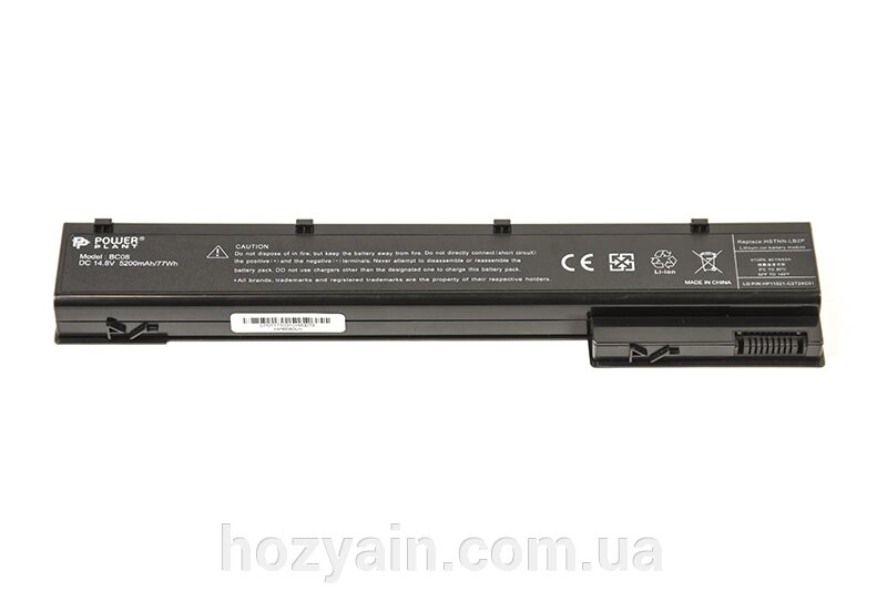 Акумулятор PowerPlant для ноутбуків HP EliteBook 8560w (HP8560LH, VH08XL) 14.8V 5200mAh NB460564 від компанії hozyain. com. ua - фото 1