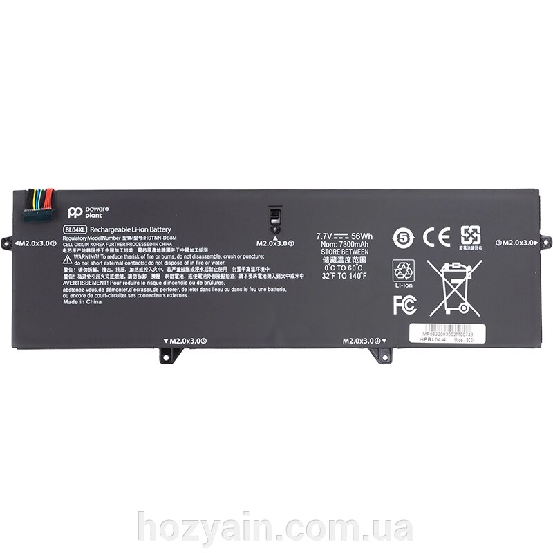 Акумулятор PowerPlant для ноутбуків HP EliteBook X360 1040 G5 (BL04XL) 7.7V 7300mAh NB461882 від компанії hozyain. com. ua - фото 1