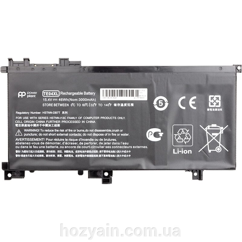 Акумулятор PowerPlant для ноутбуків HP Omen 15 AX200 (HSTNN-DB7T, TE04) 15.4V 3000mAh NB461462 від компанії hozyain. com. ua - фото 1