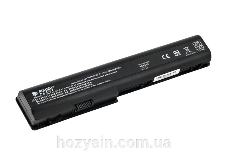 Акумулятор PowerPlant для ноутбуків HP Pavilion DV7 (HSTNN-DB75) 14.4V 5200mAh NB00000030 від компанії hozyain. com. ua - фото 1