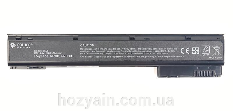 Акумулятор PowerPlant для ноутбуків HP ZBook 15 Series (AR08, HPAR08LH) 14.4V 5200mAh NB460601 від компанії hozyain. com. ua - фото 1