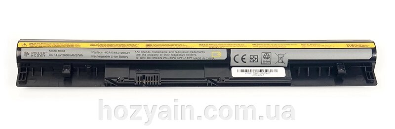 Акумулятор PowerPlant для ноутбуків IBM/LENOVO IdeaPad S400 Series (LOS400L7) 14.4V 2600mAh NB480333 від компанії hozyain. com. ua - фото 1