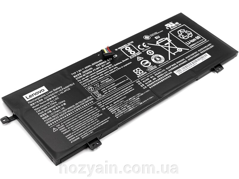 Акумулятор PowerPlant для ноутбуків LENOVO IdeaPad 710S-13ISK (L15M4PC0) 7.6V 46Wh (original) NB480753 від компанії hozyain. com. ua - фото 1