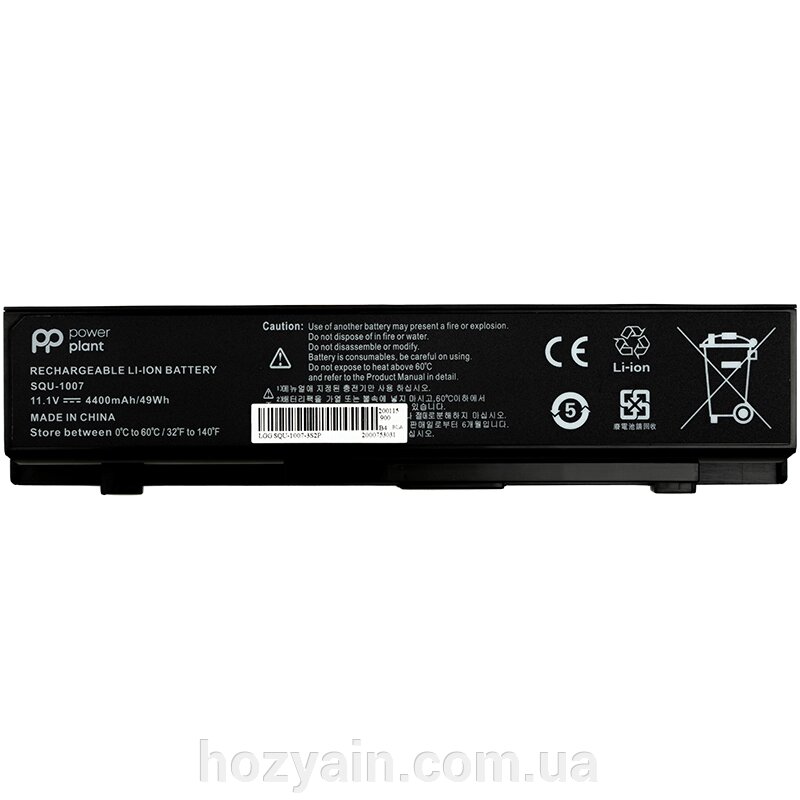 Акумулятор PowerPlant для ноутбуків LG Aurora ONOTE S430 (SQU-1017) 11.1V 4400mAh NB400058 від компанії hozyain. com. ua - фото 1