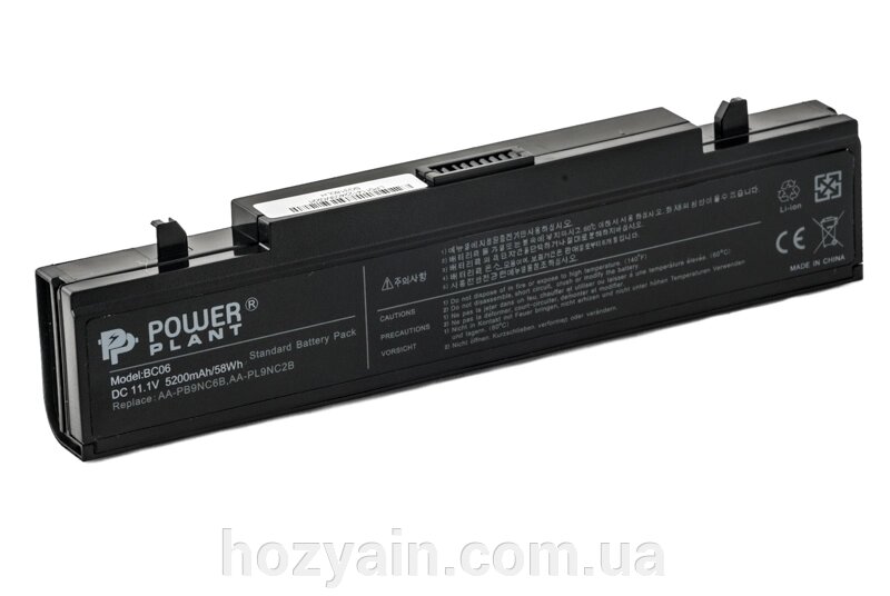 Акумулятор PowerPlant для ноутбуків SAMSUNG Q318 (AA-PB9NC6B, SG3180LH) 11.1V 5200mAh NB00000059 від компанії hozyain. com. ua - фото 1