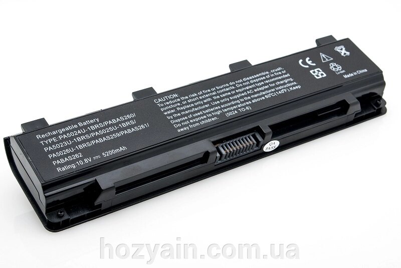 Акумулятор PowerPlant для ноутбуків TOSHIBA Dynabook T752 (PA5024U-1BRS) 10.8V 5200mAh NB00000143 від компанії hozyain. com. ua - фото 1