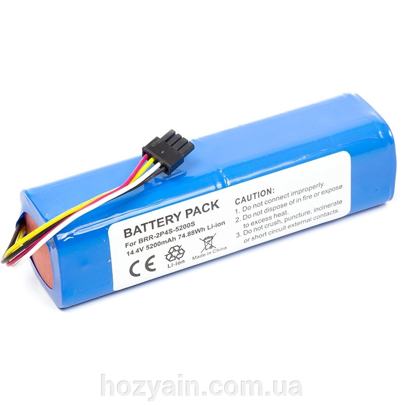 Акумулятор PowerPlant для пілососу Xiaomi Mi Robo Mijia Roborock S50 14.4V 5200mAh TB921249 від компанії hozyain. com. ua - фото 1