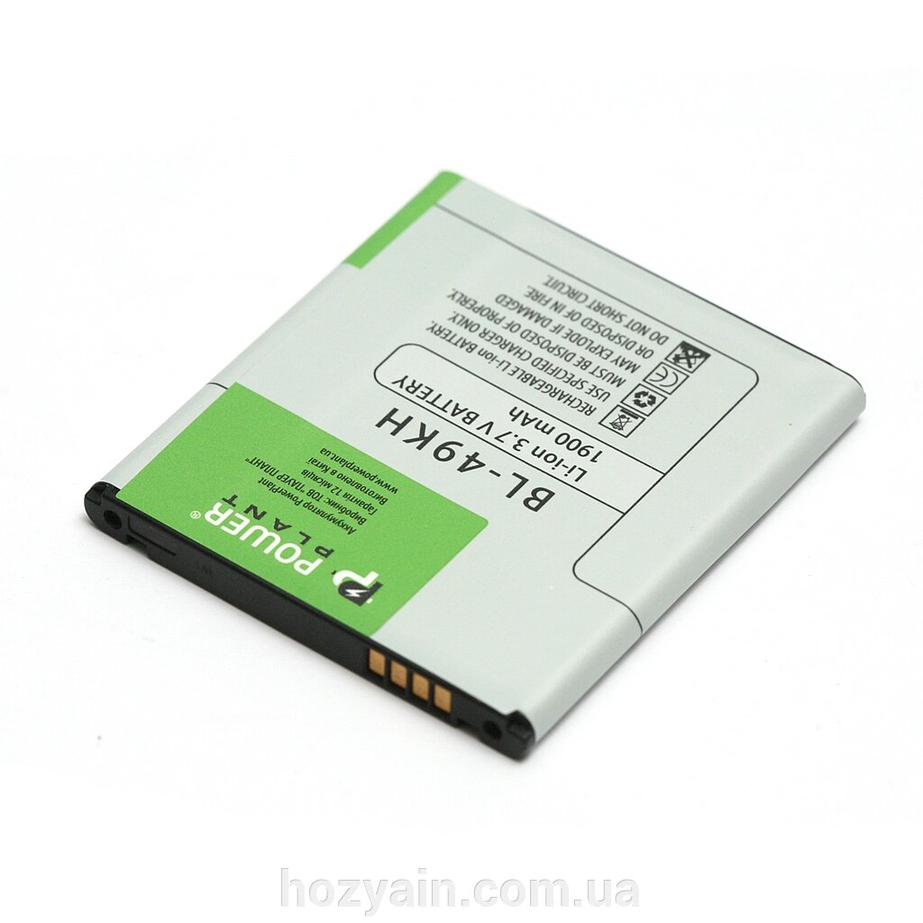 Акумулятор PowerPlant LG Nitro HD P930 (BL-49KH) 1900mAh DV00DV6108 від компанії hozyain. com. ua - фото 1