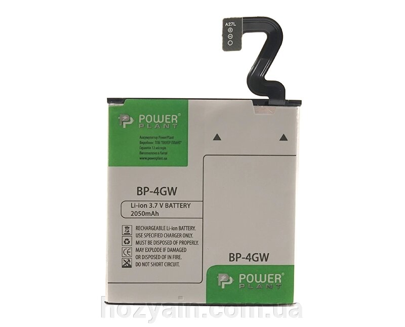 Акумулятор PowerPlant Nokia Lumia 920 (BP-4GW) 2050mAh DV00DV6318 від компанії hozyain. com. ua - фото 1