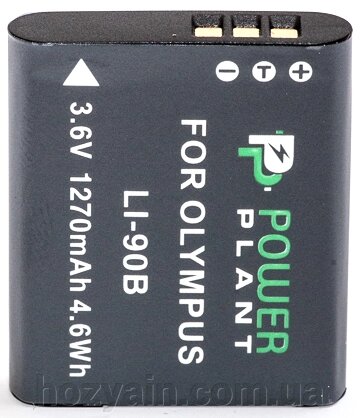 Акумулятор PowerPlant Olympus Li-90B 1270mAh DV00DV1307 від компанії hozyain. com. ua - фото 1